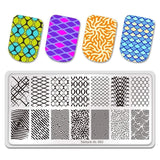 Nail Art Stamping Plates 80 Different Types of Manicure Designs 1+1=3