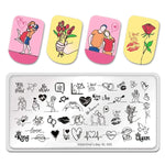 Nail Art Stamping Plates 80 Different Types of Manicure Designs 1+1=3