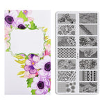 Nail Art Stamping Plates 80 Different Types of Manicure Designs 1+1=3