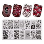 Nail Art Stamping Plates 80 Different Types of Manicure Designs 1+1=3