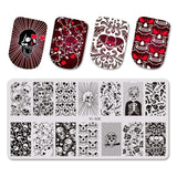 Nail Art Stamping Plates 80 Different Types of Manicure Designs 1+1=3