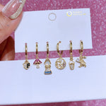 Disney Charm Earrings Collection 1+1=3