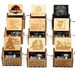 Wooden Music Boxes "Game Of Thrones", "Star Wars", "The Simpsons" and others