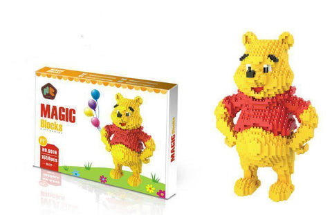 20cm 3D Winnie The Pooh Building Blocks