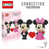 803pcs + 3D Micro Building Blocks Mickey & Minnie