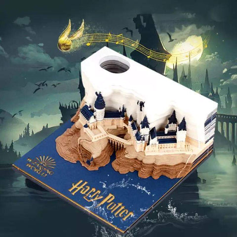 Harry Potter Memo Pad "Hogwarts Magic Castle" and NEW "Diagon Alley"