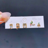 Disney Charm Earrings Collection 1+1=3