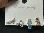 Disney Charm Earrings Collection 1+1=3