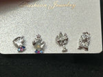 Disney Charm Earrings Collection 1+1=3