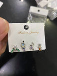 Disney Charm Earrings Collection 1+1=3