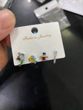 Disney Charm Earrings Collection 1+1=3