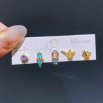 Disney Charm Earrings Collection 1+1=3