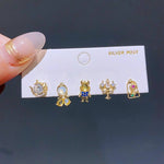 Disney Charm Earrings Collection 1+1=3