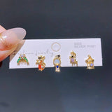 Disney Charm Earrings Collection 1+1=3