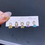 Disney Charm Earrings Collection 1+1=3