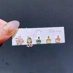 Disney Charm Earrings Collection 1+1=3