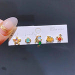 Disney Charm Earrings Collection 1+1=3