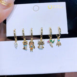 Disney Charm Earrings Collection 1+1=3