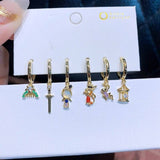 Disney Charm Earrings Collection 1+1=3