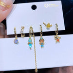 Disney Charm Earrings Collection 1+1=3