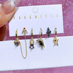 Disney Charm Earrings Collection 1+1=3