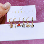 Disney Charm Earrings Collection 1+1=3