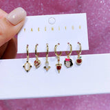 Disney Charm Earrings Collection 1+1=3