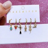 Disney Charm Earrings Collection 1+1=3