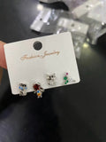 Disney Charm Earrings Collection 1+1=3