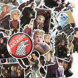 60pcs/pack TV Show Game Of Thrones Stickers