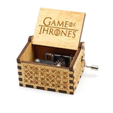 Wooden Music Boxes "Game Of Thrones", "Star Wars", "The Simpsons" and others