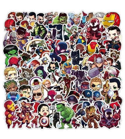 50pcs/pack Marvel Cartoon Stickers