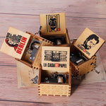 Wooden Music Box Type "La Casa De Papel"