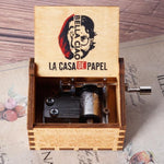 Wooden Music Box Type "La Casa De Papel"