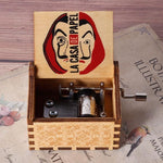 Wooden Music Box Type "La Casa De Papel"