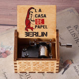 Wooden Music Box Type "La Casa De Papel"