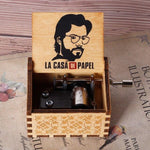 Wooden Music Box Type "La Casa De Papel"