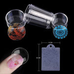 Silicone Nail Stamper Sets (2 Types) 1+1=3