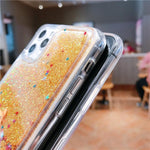 Cartoon Luxury Glitter Quicksand Cases for iPhone