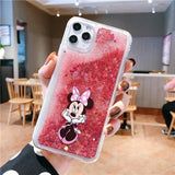 Cartoon Luxury Glitter Quicksand Cases for iPhone