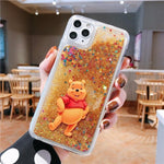 Cartoon Luxury Glitter Quicksand Cases for iPhone