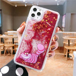 Cartoon Luxury Glitter Quicksand Cases for iPhone