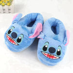 Cute Stitch Plush Slippers for Home