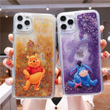 Cartoon Luxury Glitter Quicksand Cases for iPhone