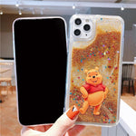 Cartoon Luxury Glitter Quicksand Cases for iPhone