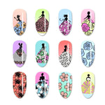 Nail Art Stamping Plates 80 Different Types of Manicure Designs 1+1=3