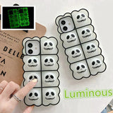 Luminous Jack Skellington Pop It Case For iPhone